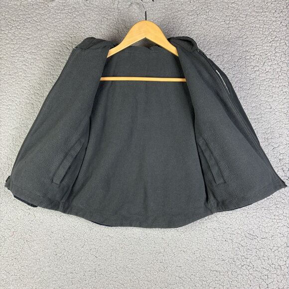 Boys Jacket CHEROKEE size XS 4-5 Blue Gray reversible fleece Polyester coat - Picture 7 of 11